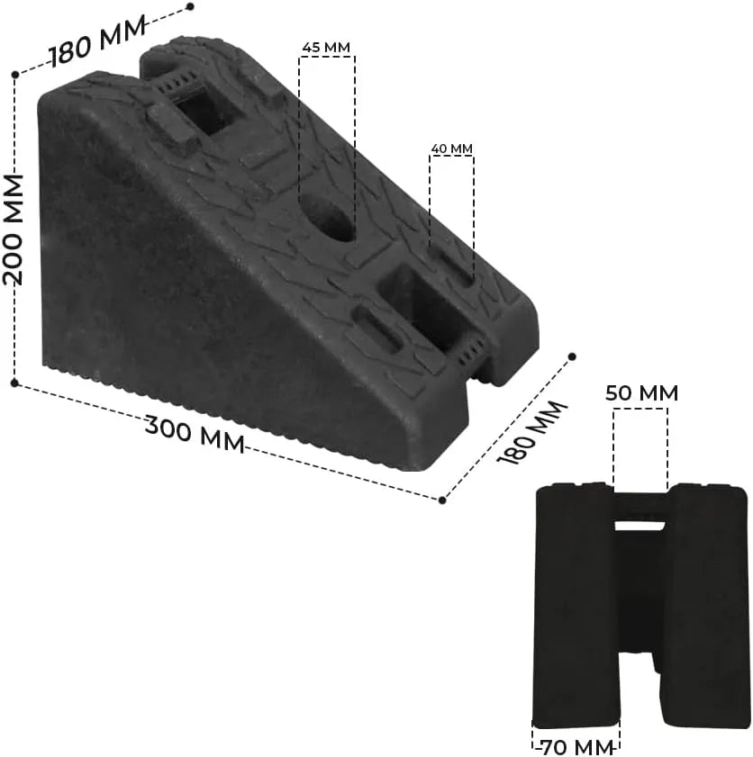 heavy duty wheel stopper
