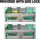 Plastic Trolley Cart With Locks