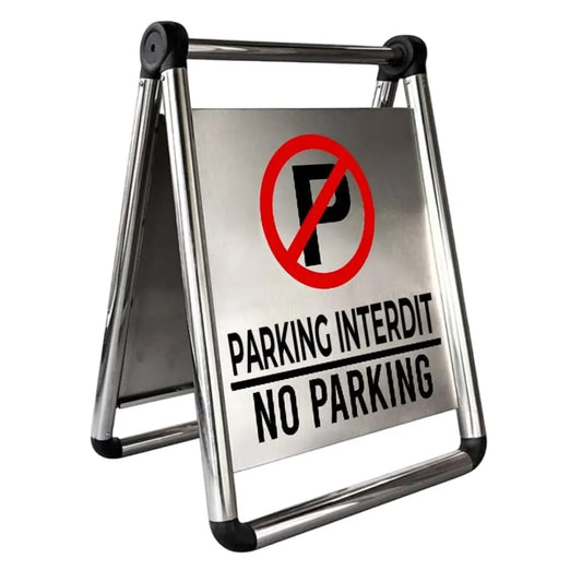 Stainless No Parking Sign