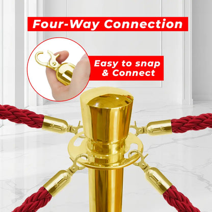 Crowd control 4 way connection