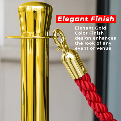 Gold premium stanchion
