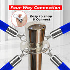Metal four-way connection 