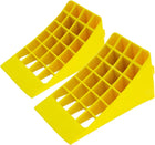 Plastic tire locking wheel chock