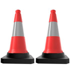 High Quality Red Traffic Cone 2pcs