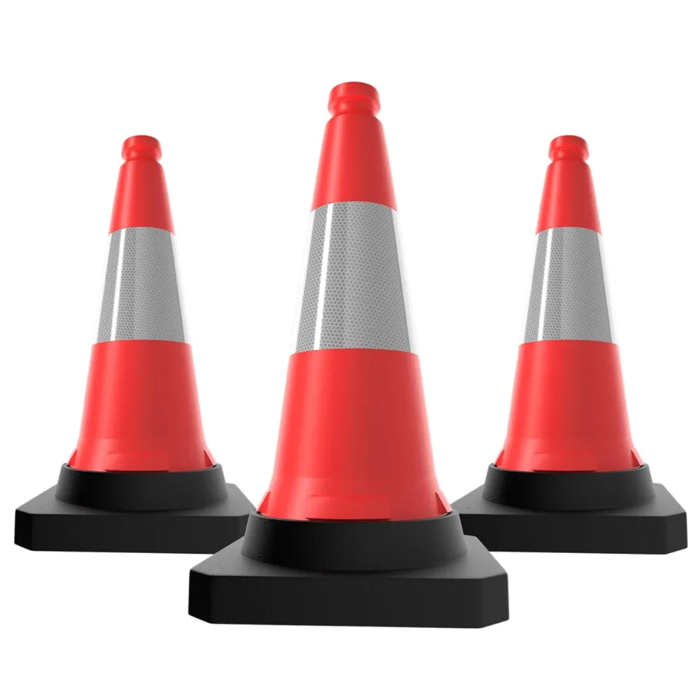 traffic cone 50cm 3pcs