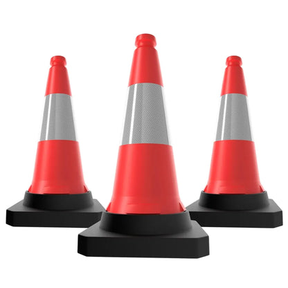 traffic cone 50cm 3pcs