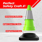 Road Reflective Cone With Weighted Base
