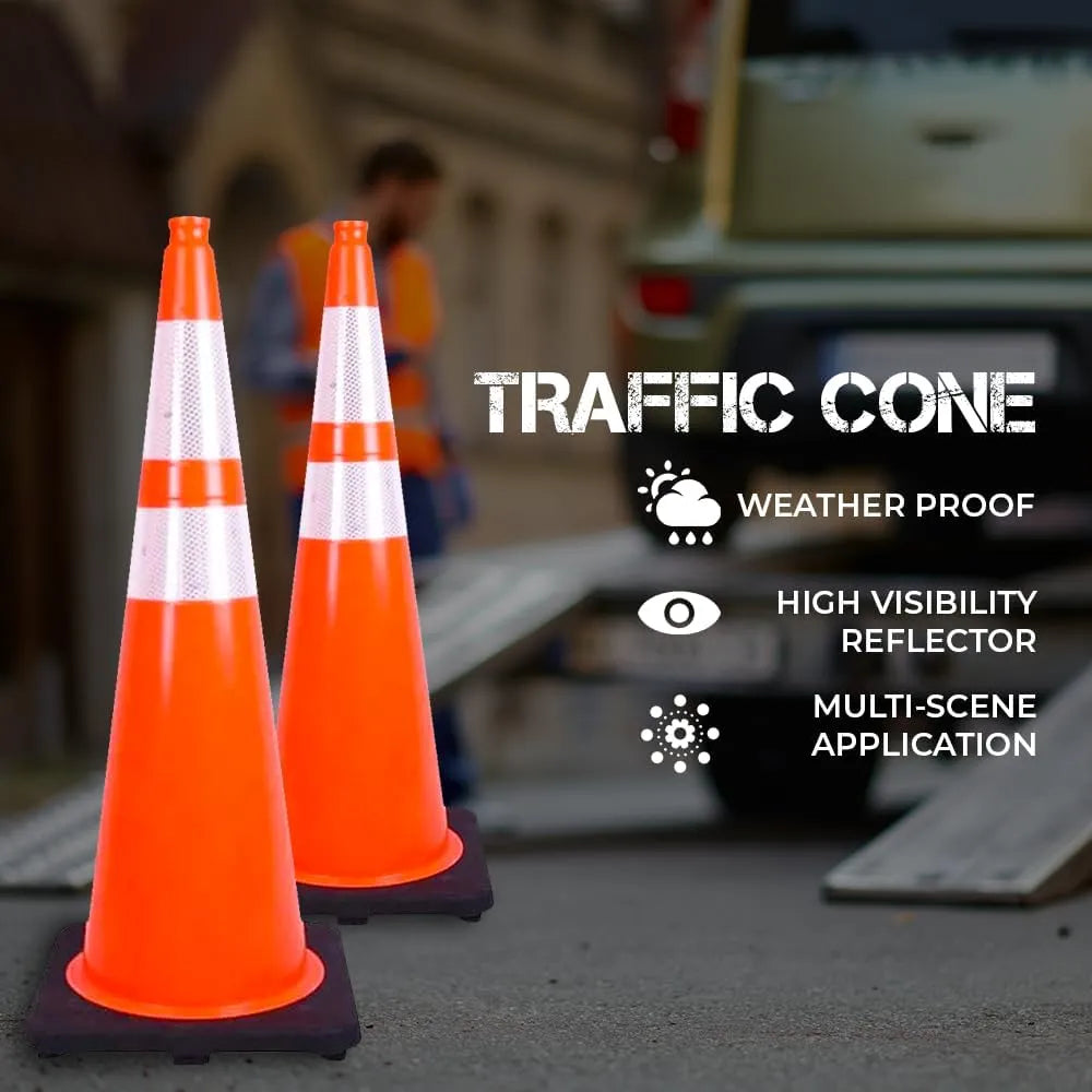 High Visibility Traffic Pylon 2pcs