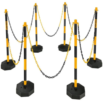Indoor Lightweight Delineator Posts with Base & Chain