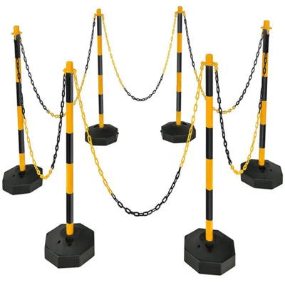 Indoor Lightweight Delineator Posts with Base & Chain