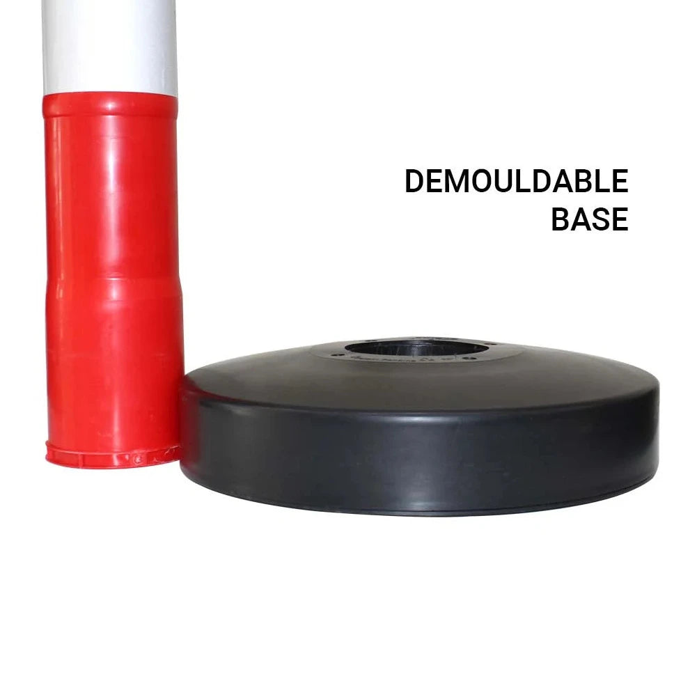 Reflective Delineator Post With Weighted Base