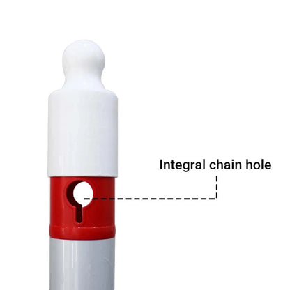 Traffic Safety Reflective Channelizer Post chain hole