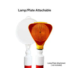 Road Safety Traffic Post With Lamp Attachable