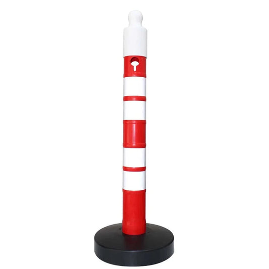 Traffic Safety Reflective Channelizer Post47.2Inch Red