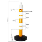 Traffic Post Yellow