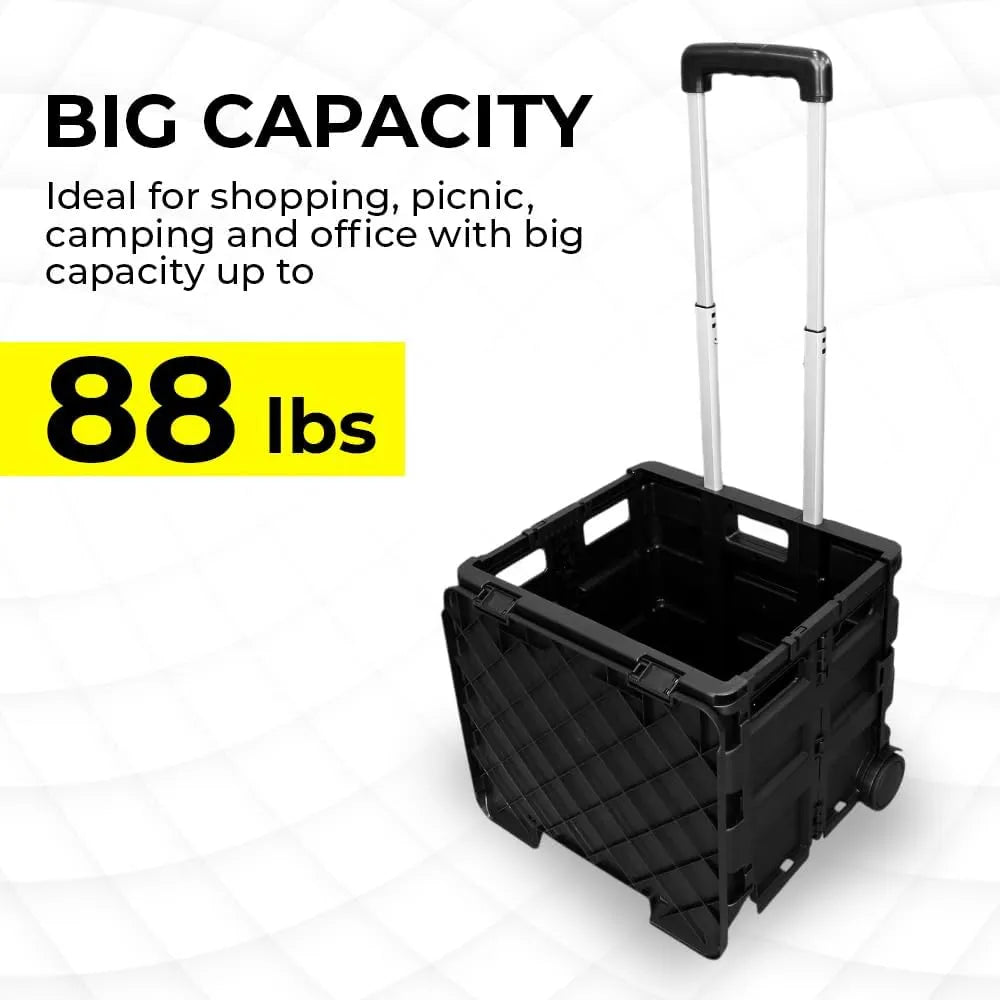 Foldable 88lbs High Capacity Shopping Cart