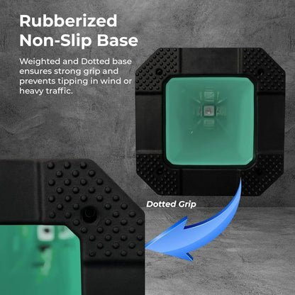 traffic cone with base 