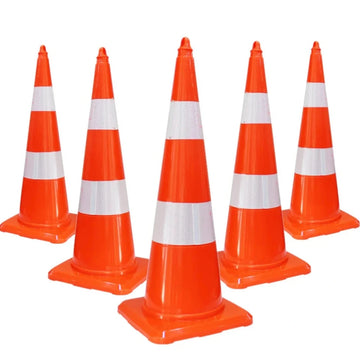 Premium Traffic Cone – Orange – Set of 5 – 36″