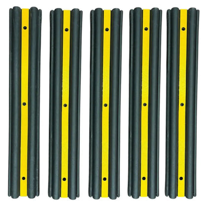 Five Pieces 40" Rubber Bumper Strip │100CM Wall Protector