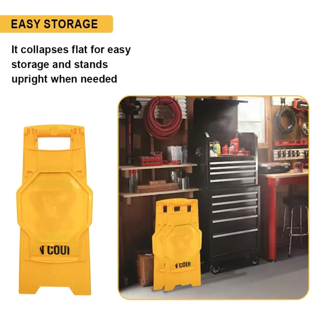 Easy To Carry Foldable Warning Sign