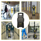 Wet Floor Caution Sign Black
