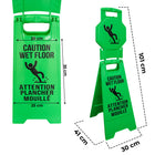 Double Side Wet Floor Sign Dimensions