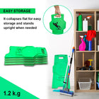 Wet Floor Sign Green Easy Storage