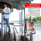 Weather Resistant Wet Floor Warning Sign