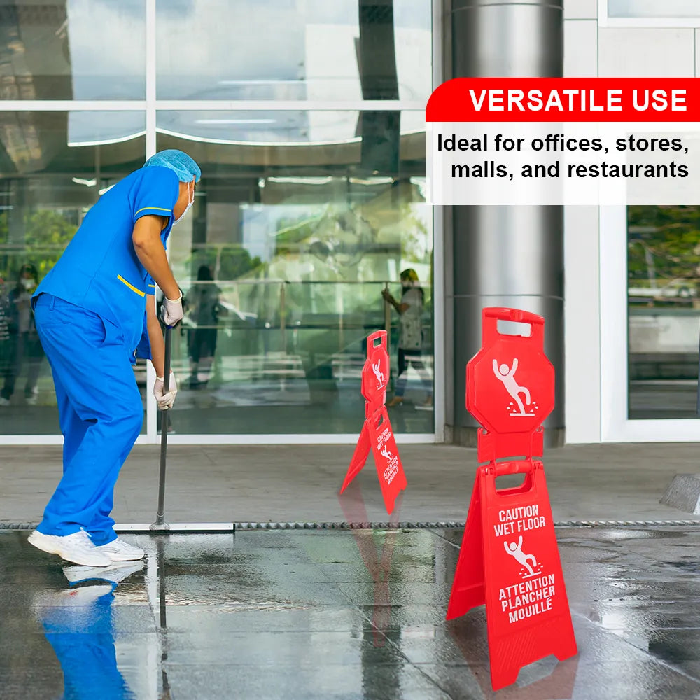 Multipurpose Wet Signs Red