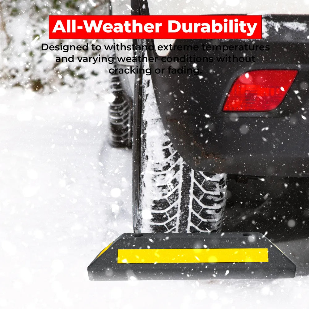 Weather Resistant PVC Parking Curbs