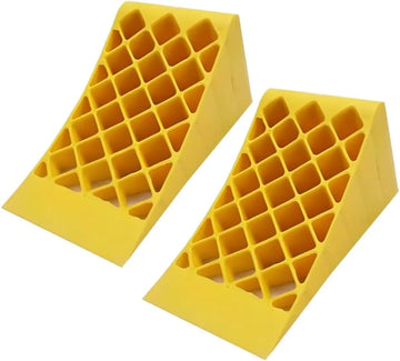 Plastic Wheel Chock — CH 12065
— Yellow
 — Set of 2