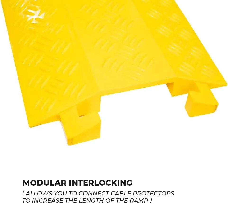 Drop Over Cable Cover for Indoor Use - Yellow (40 x 4 Inch) | Buy Now