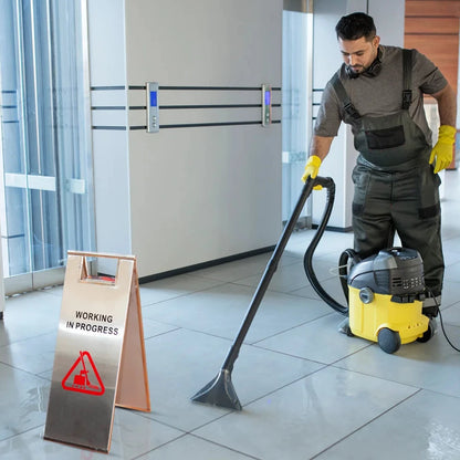 Work In Progress Floor Sign A-Type