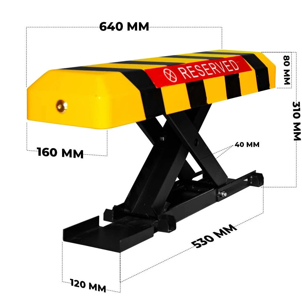 X-Shape ParkingLock Dimension