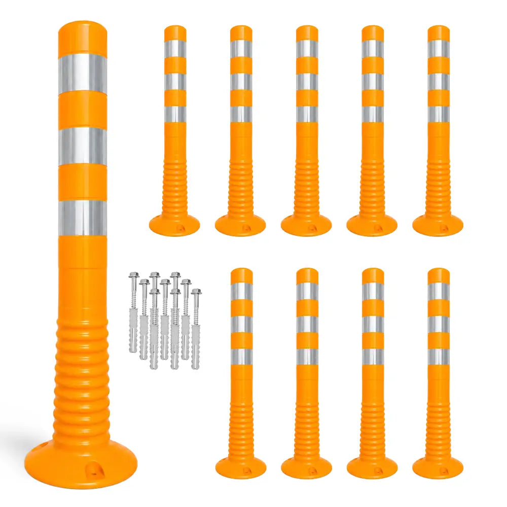 Set of 10 Delineator Posts