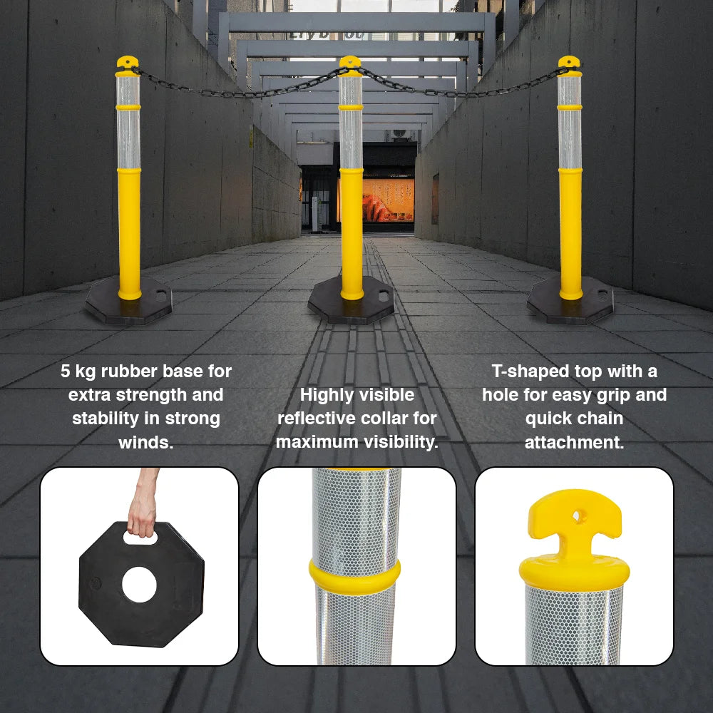 Weather Resistant Traffic Safety Post