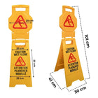 High Quality Large Yellow Floor Sign