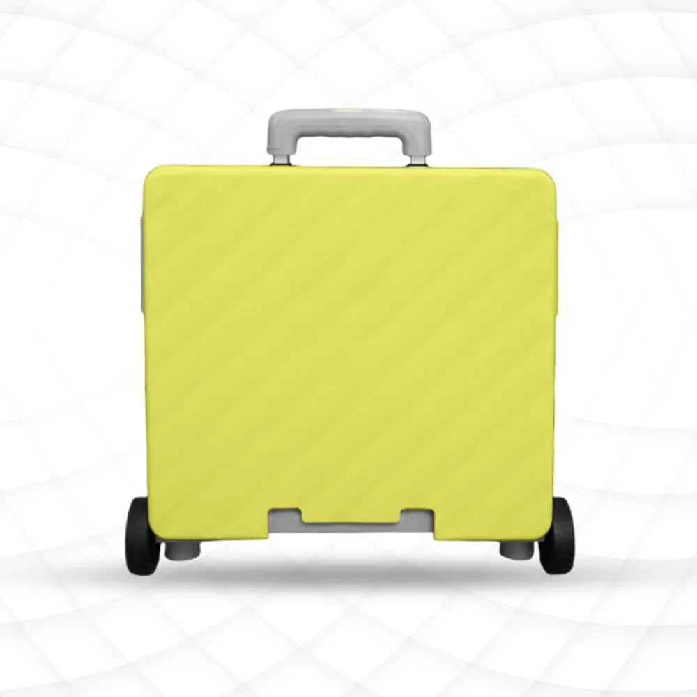 Yellow Shopping Trolley Portable