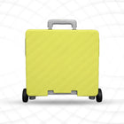 Yellow Shopping Trolley Portable