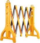 Road safety plastic expandable barricade