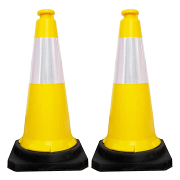 Standard Traffic Cone – Yellow – Set of 2 – 30″