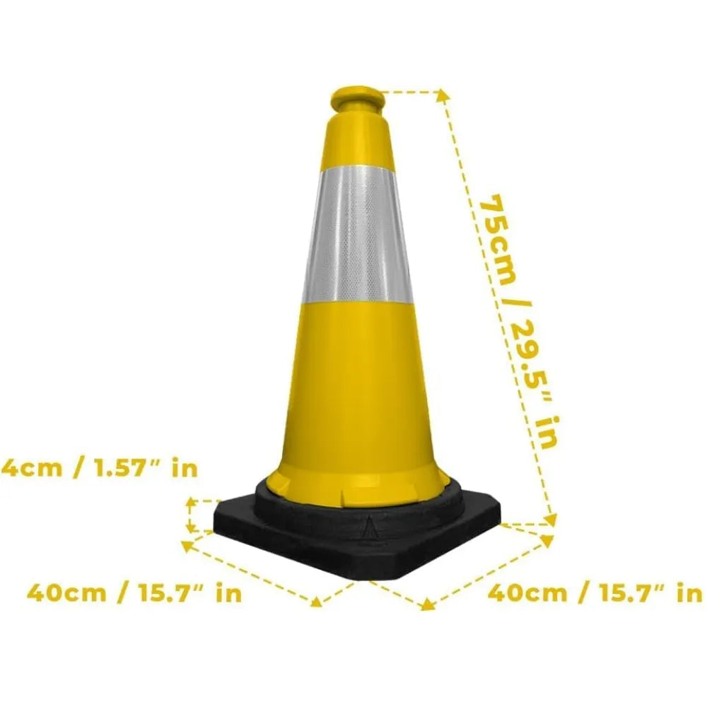 Yellow road cone