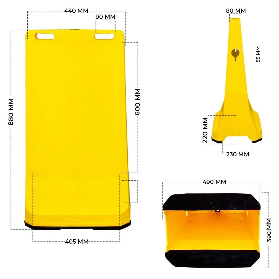 Portable Sign Road Barrier