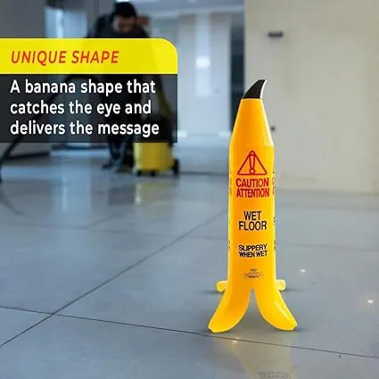 Banana Shaped Warning Cone